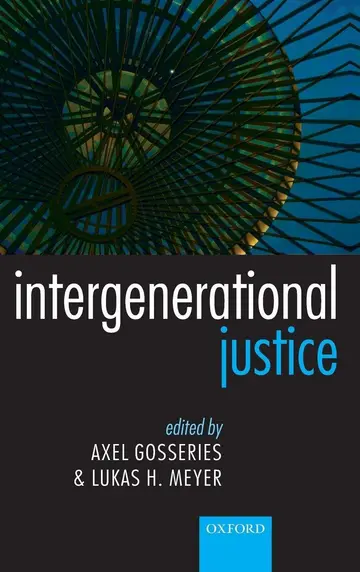 Cover of Intergenerational Justice