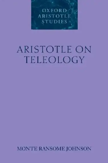 Cover of Aristotle on Teleology