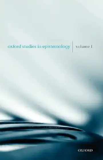 Cover of Oxford Studies in Epistemology