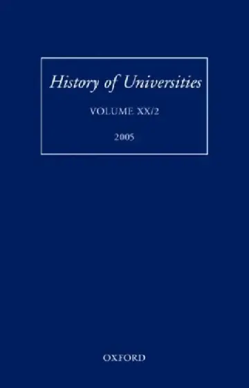 Cover of History of Universities
