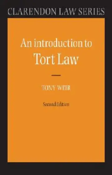 Cover of An Introduction to Tort Law