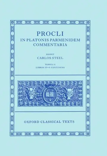 Cover of Procli in Platonis Parmenidem Commentaria II