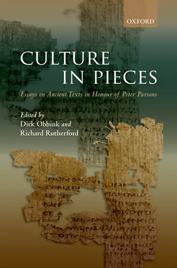 Cover of Culture in Pieces
