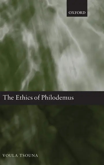 Cover of The Ethics of Philodemus