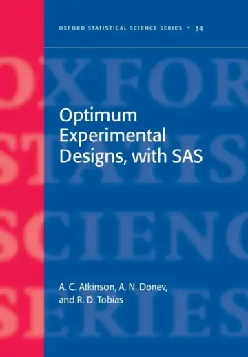 Cover of Optimum Experimental Designs, with SAS