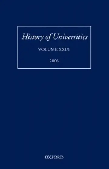 Cover of History of Universities