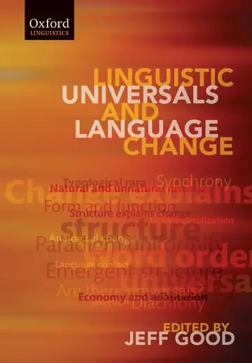 Cover of Linguistic Universals and Language Change