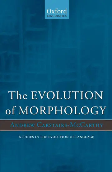 Cover of The Evolution of Morphology