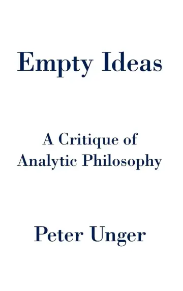 Cover of Empty Ideas