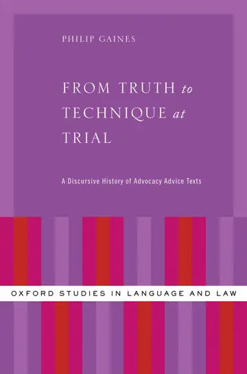 Cover of From Truth to Technique Oxsll C