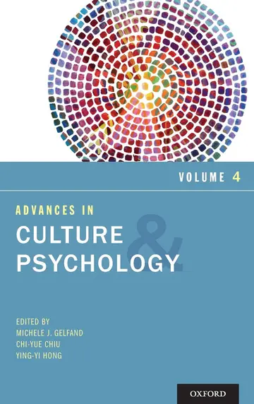 Cover of Advances in Culture and Psychology (4)