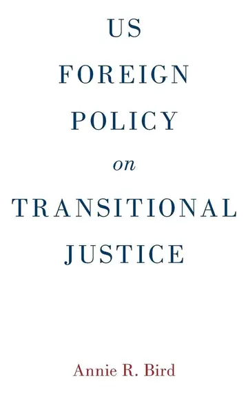 Cover of US Foreign Policy on Transitional Justice