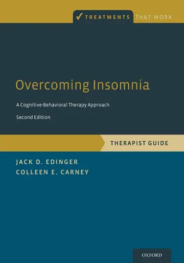 Cover of Overcoming Insomnia