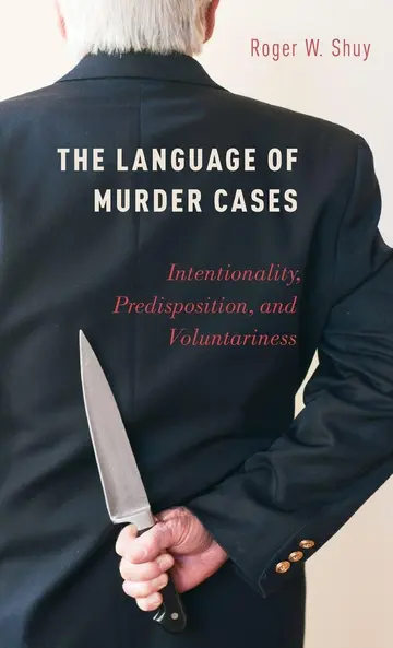 Cover of The Language of Murder Cases