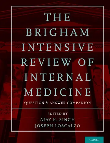 Cover of The Brigham Intensive Review of Internal Medicine Question and Answer Companion