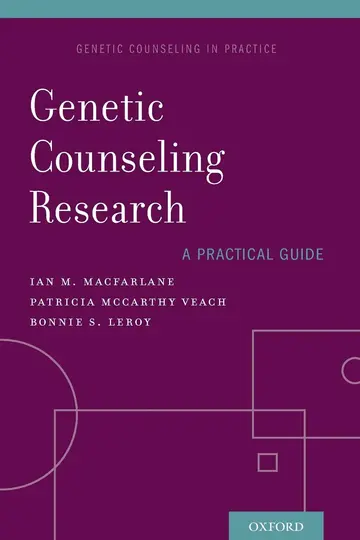 Cover of Genetic Counseling Research