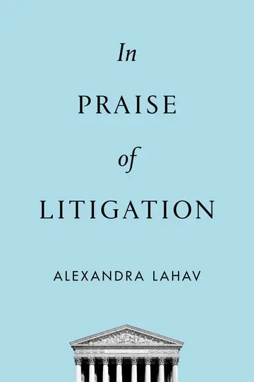 Cover of In Praise of Litigation