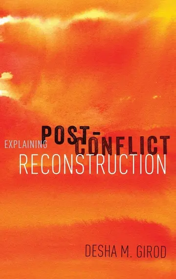 Cover of Explaining Post-Conflict Reconstruction
