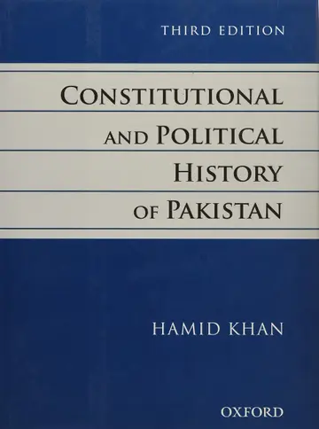 Cover of Constitutional and Political History of Pakistan