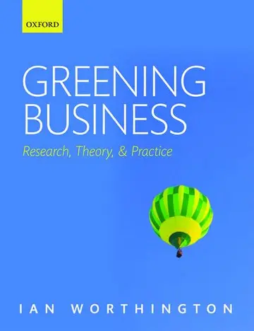 Cover of Greening Business