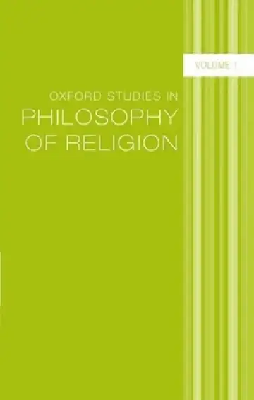 Cover of Oxf Studies Philosophy Religion Vol 1 C