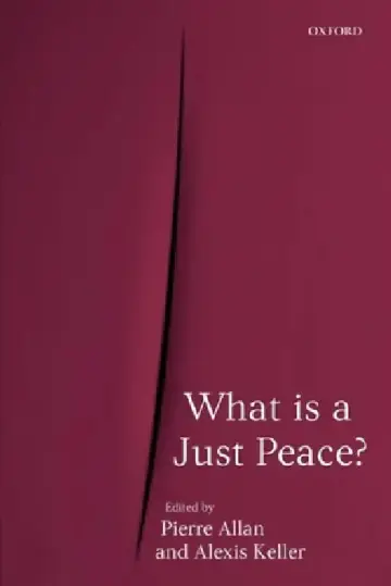 Cover of What Is a Just Peace?