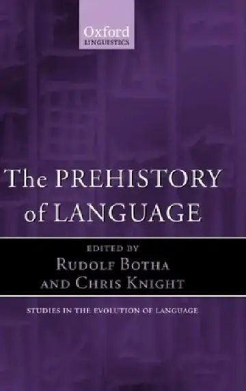 Cover of The Prehistory of Language