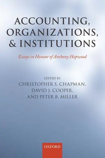 Cover of Accounting, Organizations, and Institutions