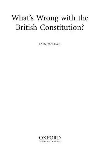 Cover of Whats Wrong with British Constitution C