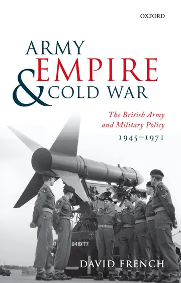 Cover of Army, Empire, and Cold War