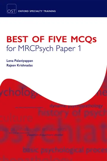 Cover of Best of Five McQs for Mrcpsych Paper 1