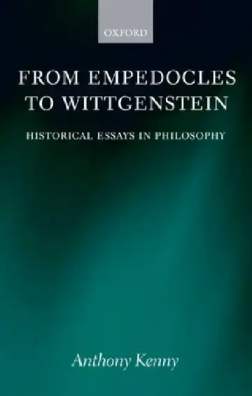 Cover of From Empedocles to Wittgentstein