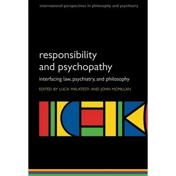 Cover of Responsibility and Psychopathy
