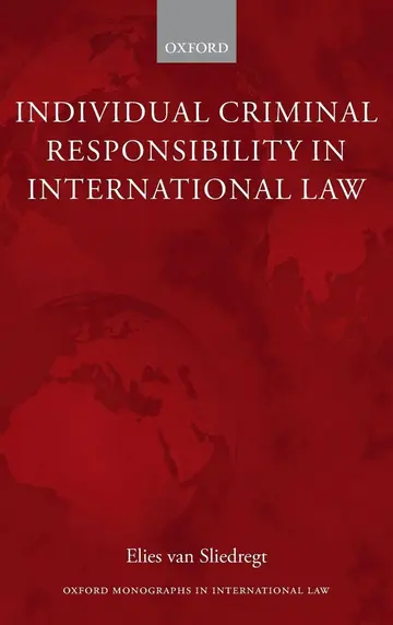 Cover of Individual Criminal Responsibility in International Law