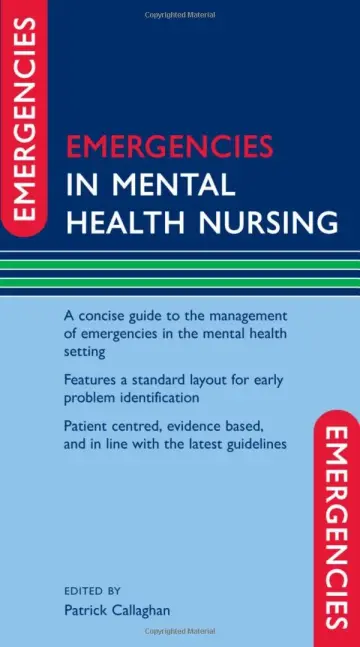 Cover of Emergencies in Mental Health Nursing