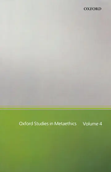 Cover of Oxford Studies in Metaethics