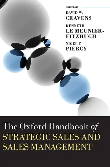 Cover of Oxford Handbook of Strategic Sales and Sales Management