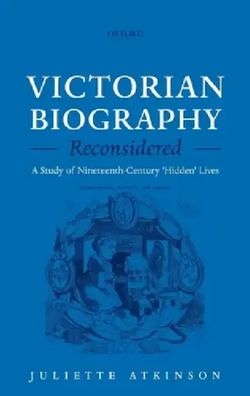 Cover of Victorian Biography Reconsidered