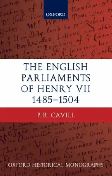 Cover of The English Parliaments of Henry VII 1485-1504