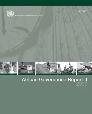 Cover of African Governance Report 2009