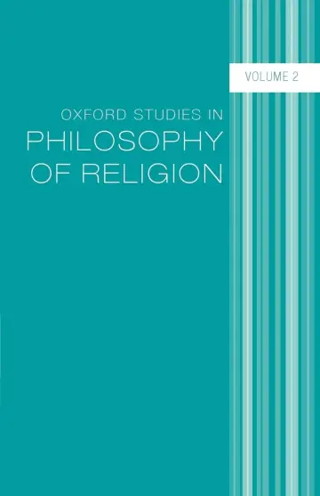 Cover of Oxford Studies in Philosophy of Religion (2)