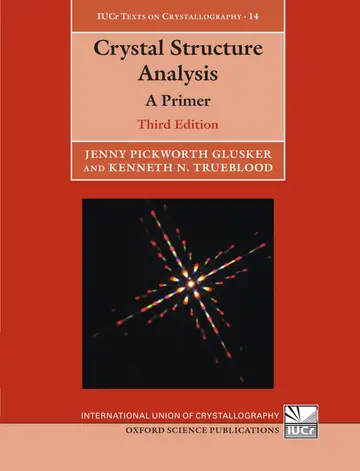Cover of Crystal Structure Analysis