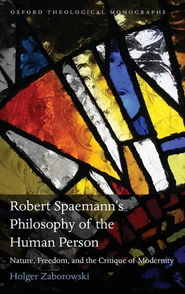 Cover of Robert Spaemann's Philosophy of the Human Person