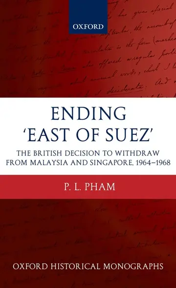 Cover of Ending 'East of Suez'