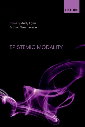 Cover of Epistemic Modality