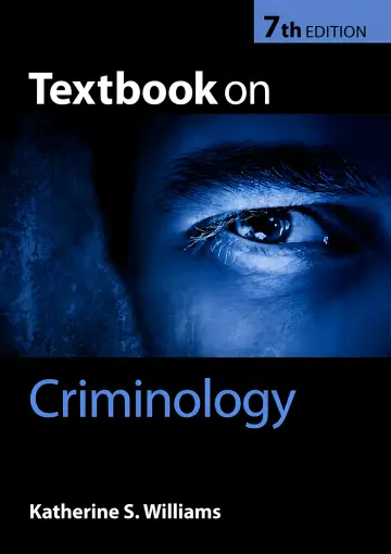 Cover of Textbook on Criminology 7 Paperback