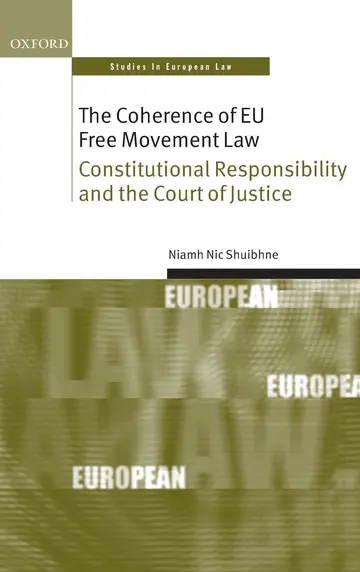 Cover of The Coherence of EU Free Movement Law
