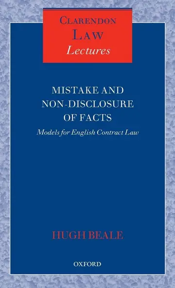Cover of Mistake and Non-Disclosure of Fact