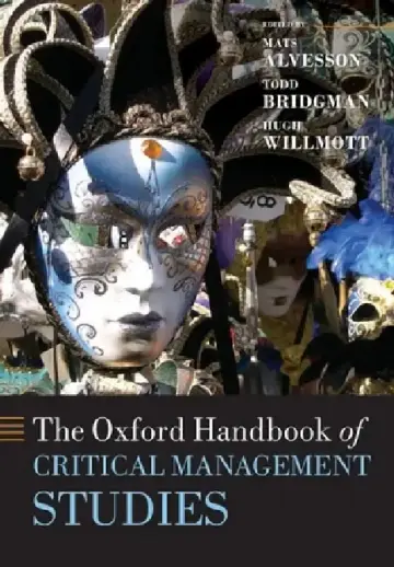 Cover of The Oxford Handbook of Critical Management Studies