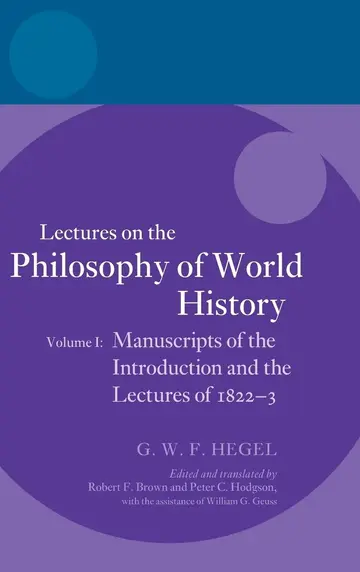 Cover of Georg Wilhelm Friedrich Hegel
